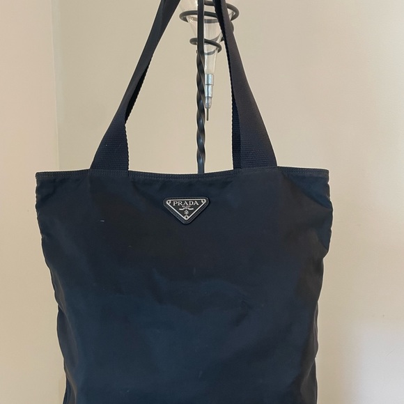 SOLD- PRADA Tessuto Nylon Tote Black - Picture 3 of 12